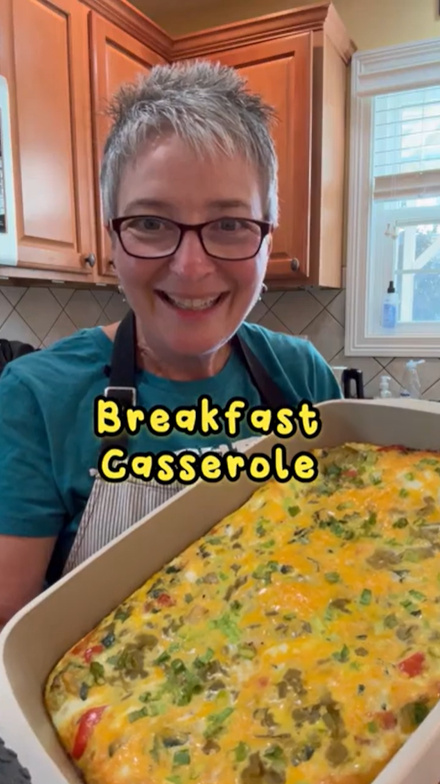 Breakfast Casserole Loaded with Veggies (Perfect for Meal Prep!)