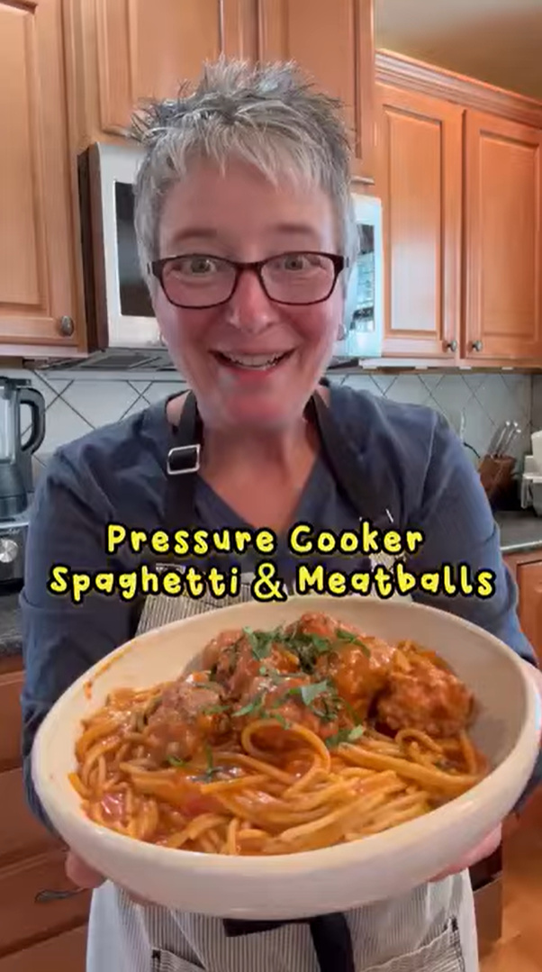 Spaghetti and Meatballs in the Deluxe Multi-Cooker (Pressure Cooker) (Even Gluten-Free and Dairy-Free!)