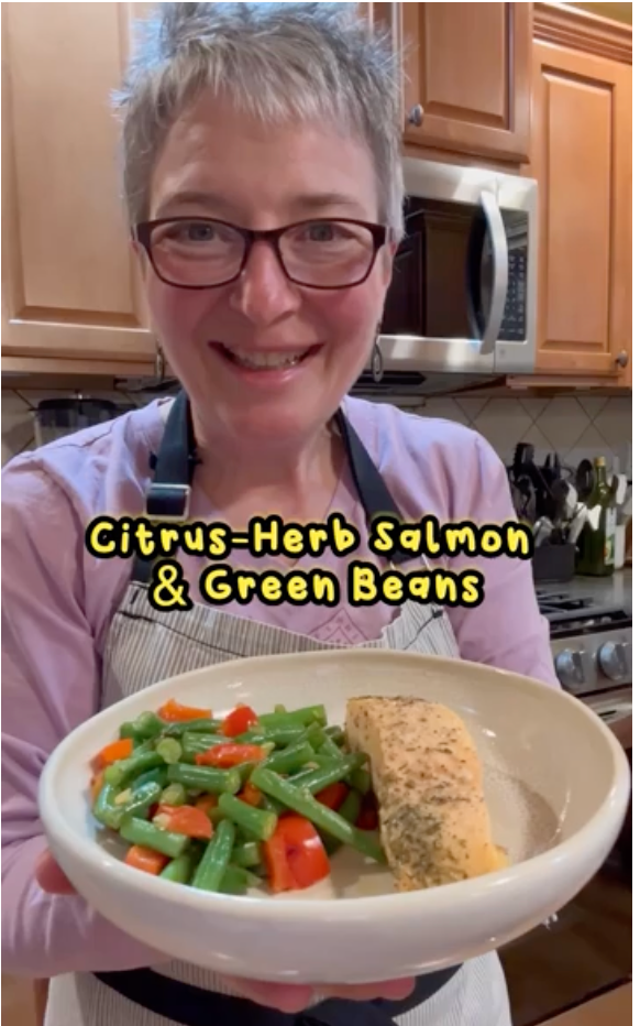 Citrus Herb Salmon & Green Beans in the Pressure Cooker (A Healthy Dinner in Minutes!)