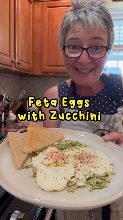 Feta Eggs with Zucchini: An Easy Garden-Fresh Breakfast (or Dinner!)
