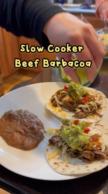 Slow-Cooker Chipotle-Lime Shredded Beef Barbacoa