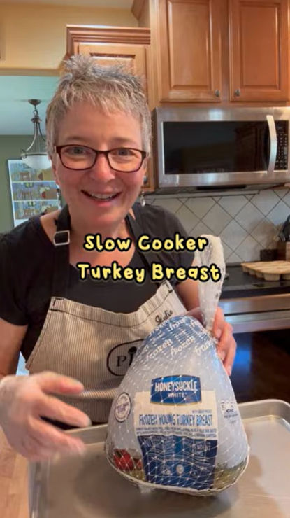 Easy Slow Cooker Turkey Breast with Gravy